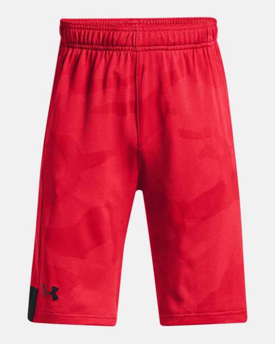 Boys' UA Velocity Jacquard Shorts, Red, pdpMainDesktop image number 0